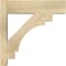 Ekena Millwork Merced Block Rough Sawn Outlooker, Douglas Fir, 6"W x 20"D x 20"H OUT06X20X20MRC05RDF - alternate 2